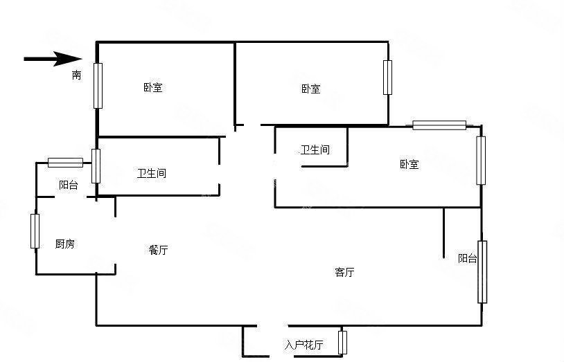 环境好 装修好 满二 双卫 近地铁 有电梯,西府景苑二手房,140万,3室2