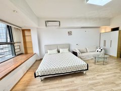 杭州西湖古墩路剑桥公社 精装一室 随时看房 拎包入住 虾龙圩地铁口短租月付出租房源真实图片