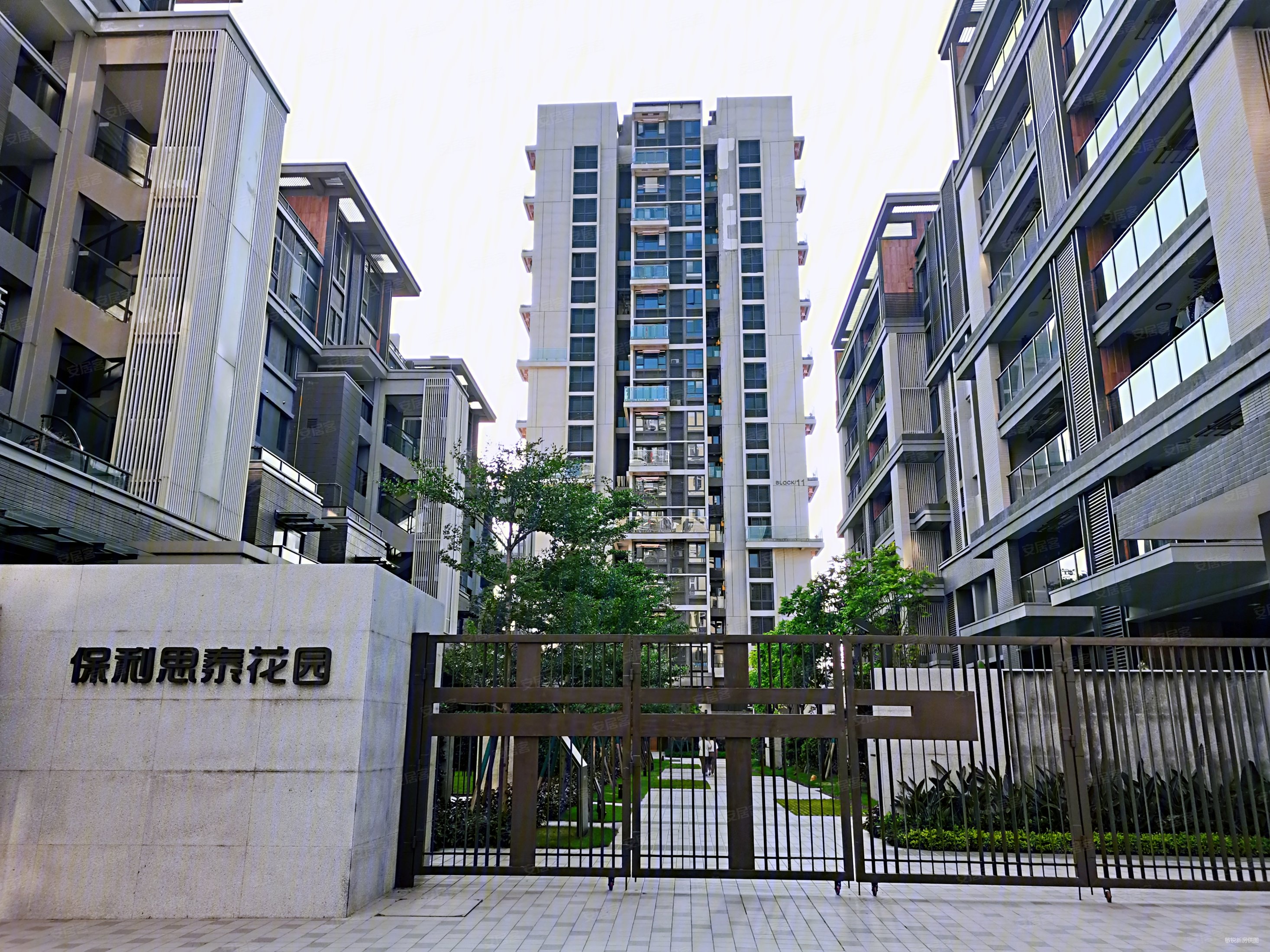 南沙行政中心央企保利半岛叠墅 四面环水 实用率