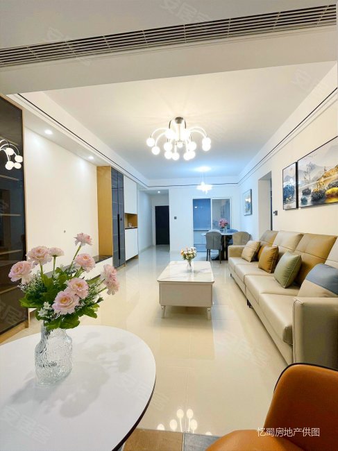 北门一环沙河畔,1楼精装带家具,大套二,水映兰庭二手房,144.