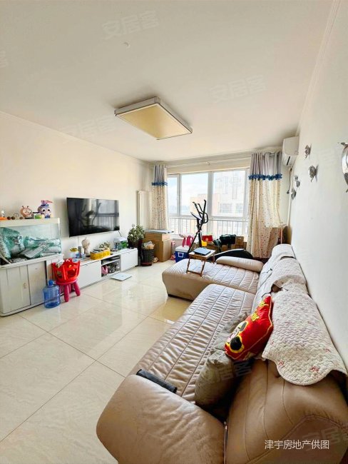 宸欣家园南北通透装修好双卫格局带电梯高楼层视野好