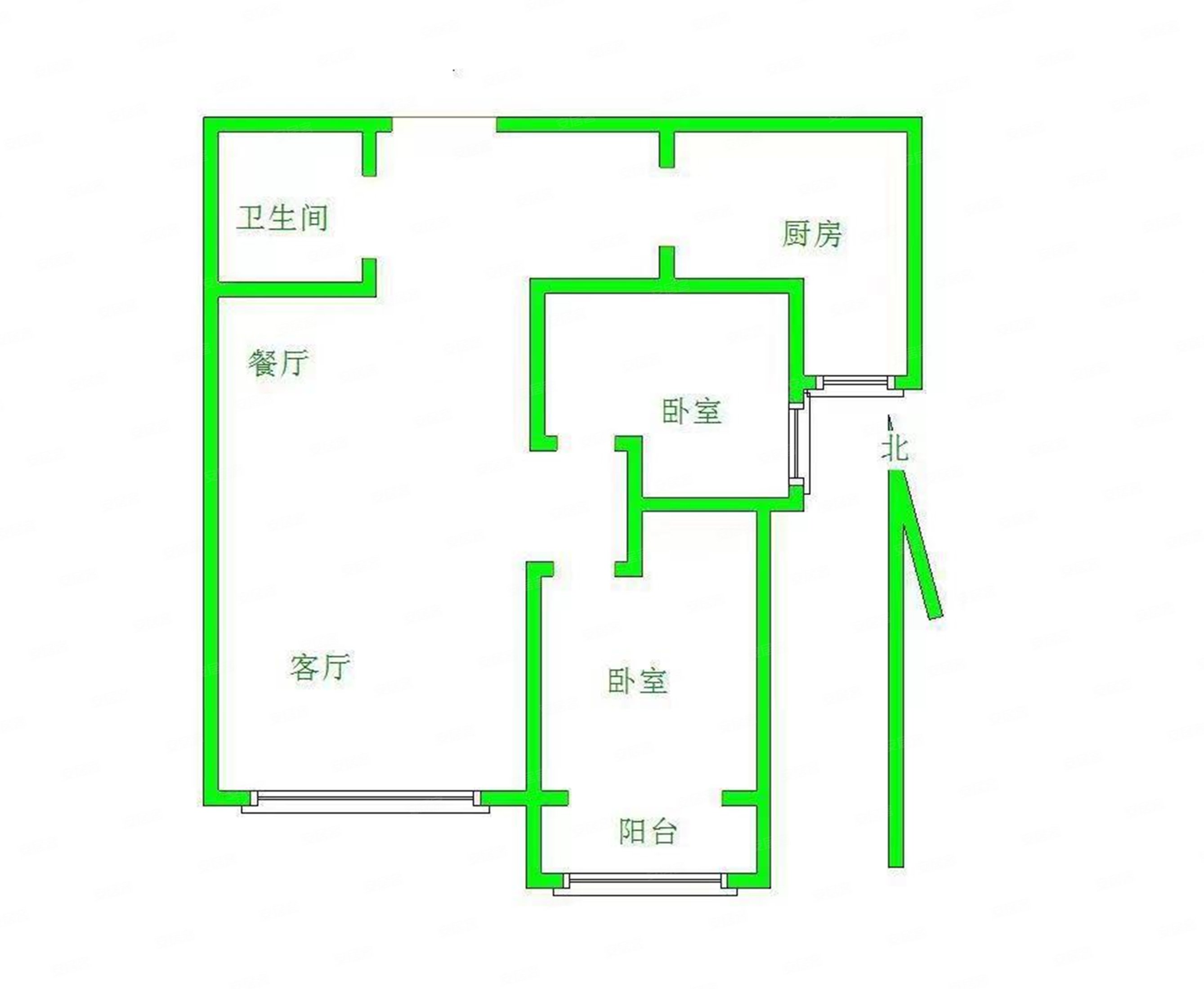 新一代c盛和嘉园附近丽景蓝湾b精装修2室能贷款能议价