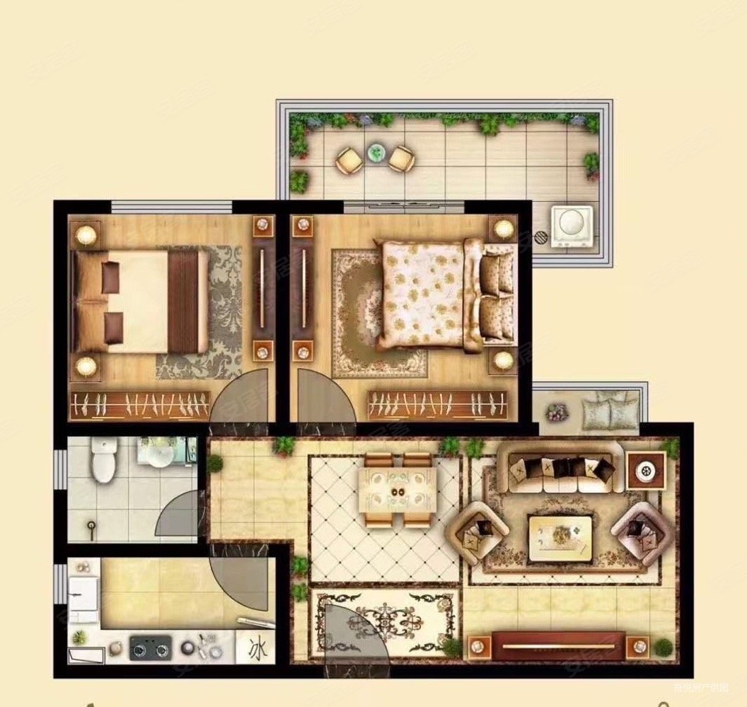 地铁五号线阿方宫南站和平丽苑多层五楼三室出售75w