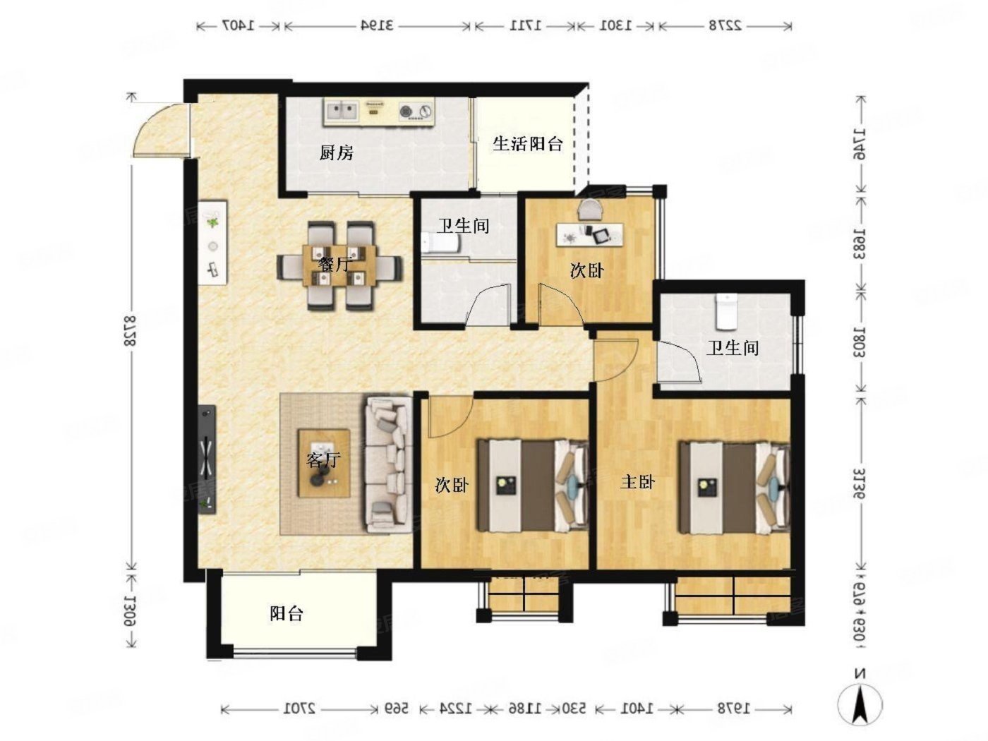 保利香雪精装修商业配套齐全近地铁医疗配套成熟电梯房