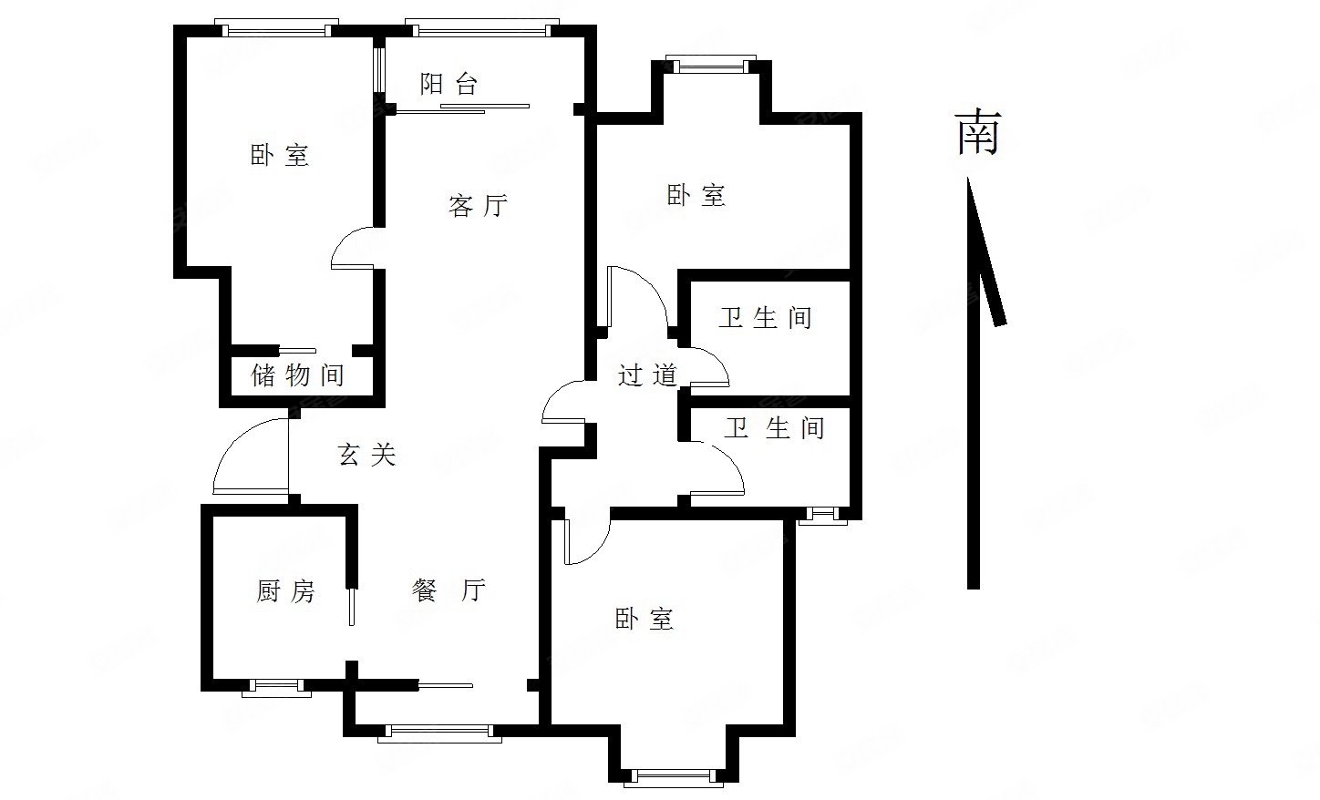嘉华苑南北通三房诚售看中可谈满五手慢无