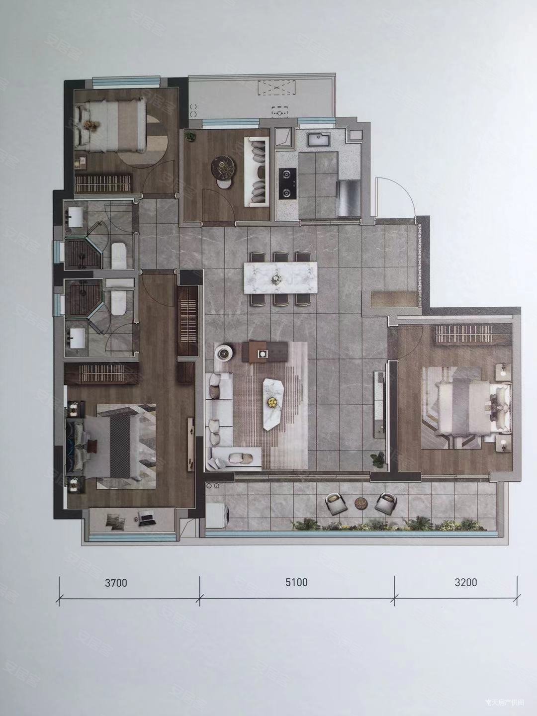 龙湖天玥二手房,500万,4室2厅,2卫,145平米-宁波安居客