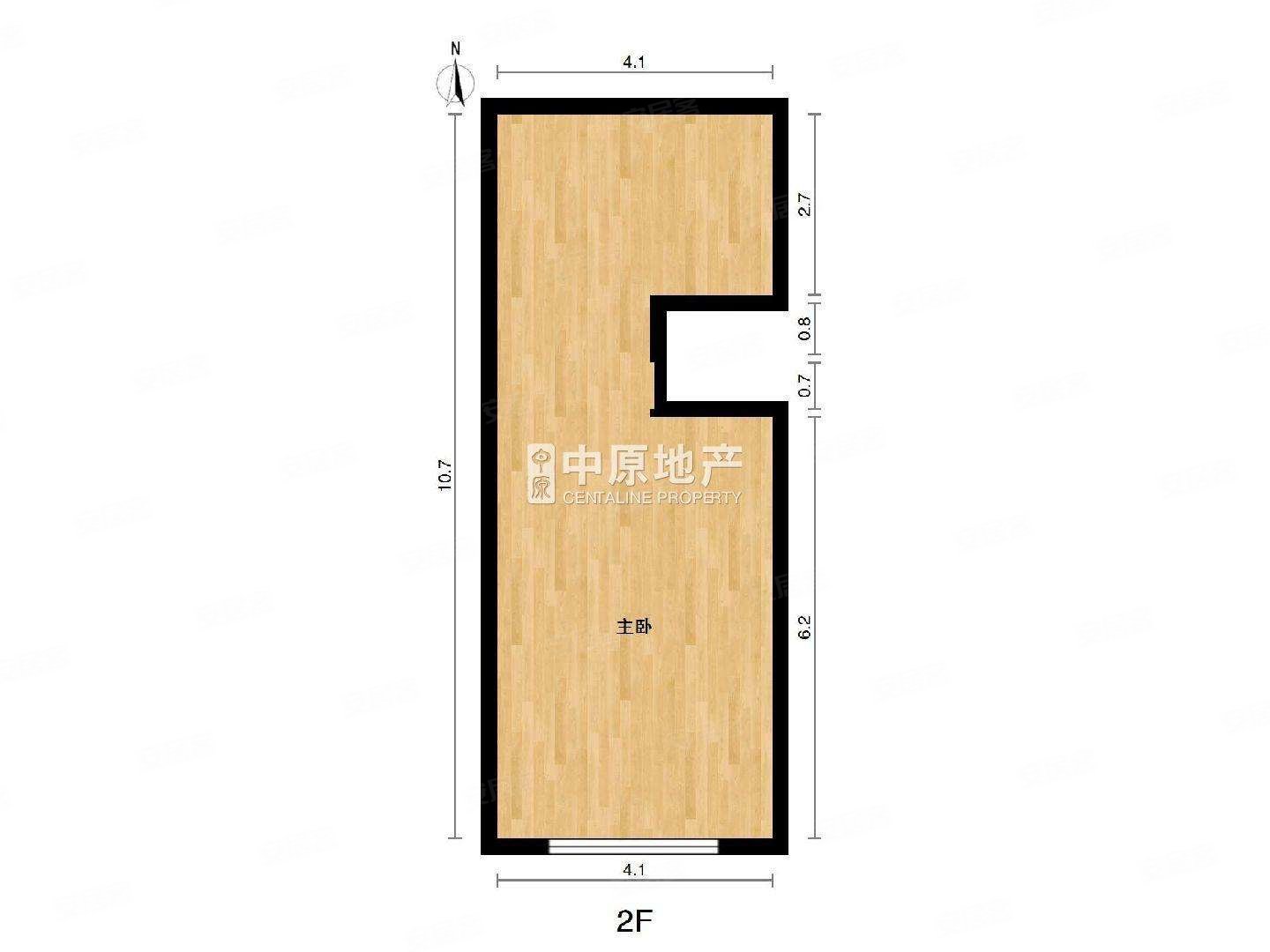 新城金郡M11金座2室1厅1卫57㎡南105万