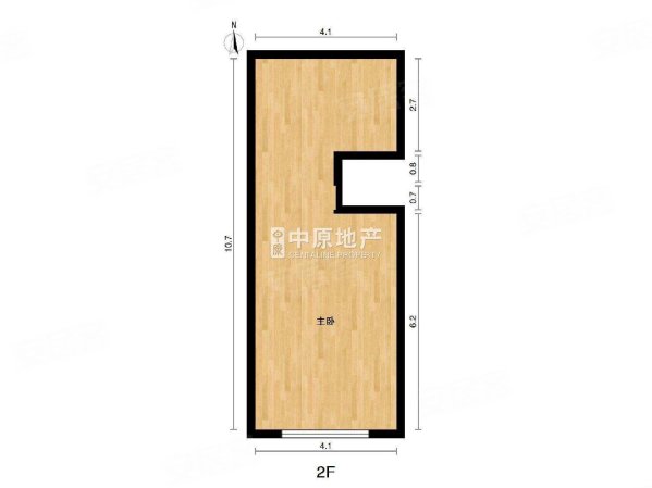 新城金郡M11金座2室1厅1卫57㎡南105万