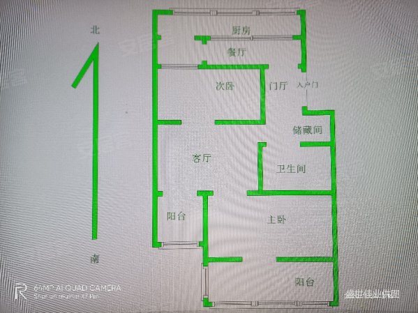 颍泽洲2室2厅1卫70.31㎡南北115万