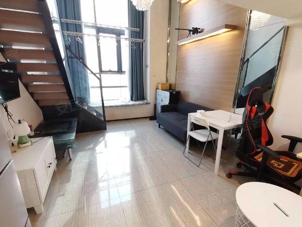 济南市中七贤恒大睿城(商住楼)恒大睿恒济南大学旁精装复式公寓急租