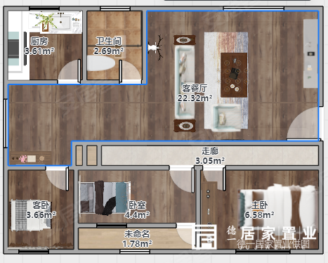 生态能源局住宿区3室2厅1卫101㎡南北38万