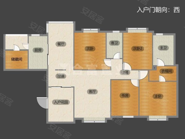 广州天河汇景新城汇景新城中央庭院汇景新城中央庭院 4室2厅2卫 精