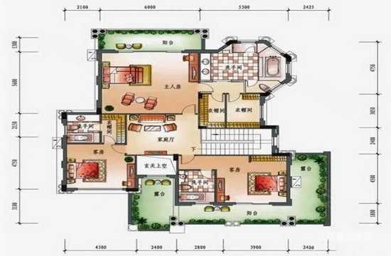 雅居乐白鹭湖(别墅)4室2厅4卫367㎡南北1000万