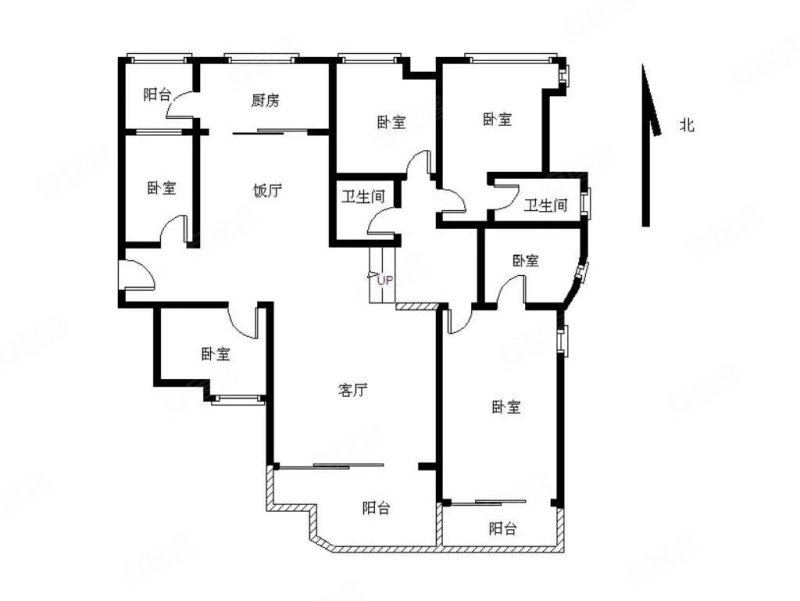 骏景花园 5 房  193 方