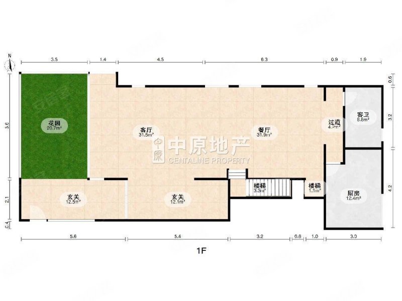 浦江华侨城(四期公寓住宅)4室2厅3卫212.83㎡南北1588万