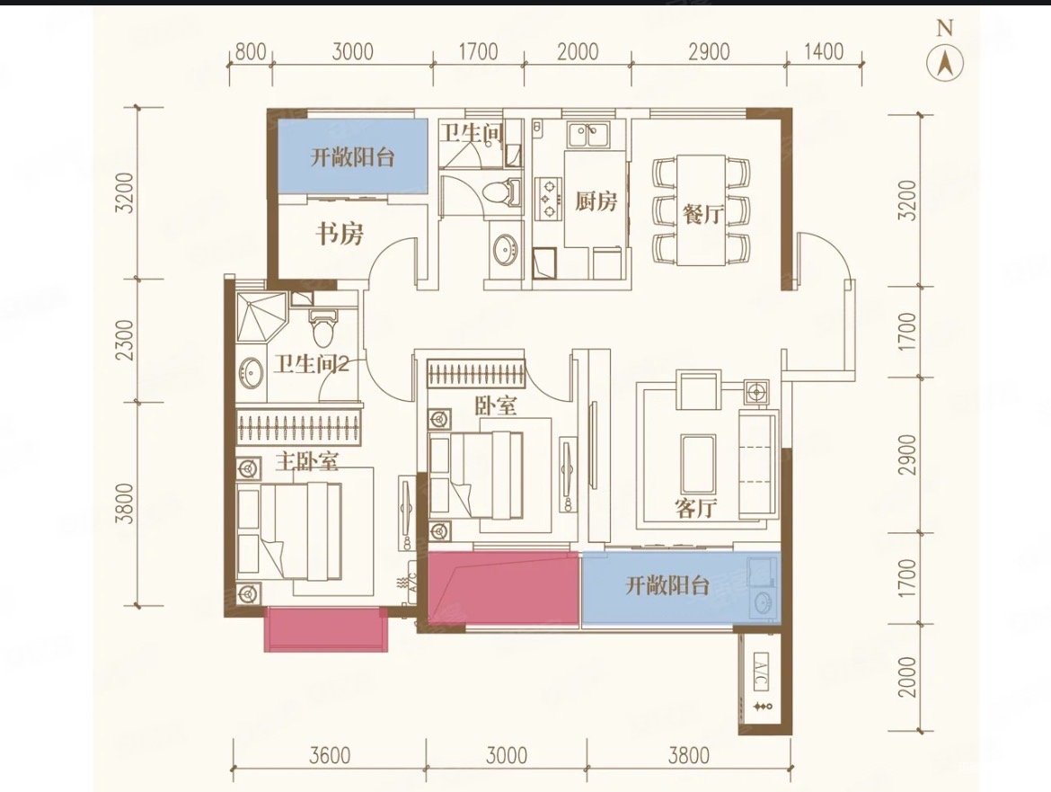 绿地五期115平中上楼层房东急售价格可谈