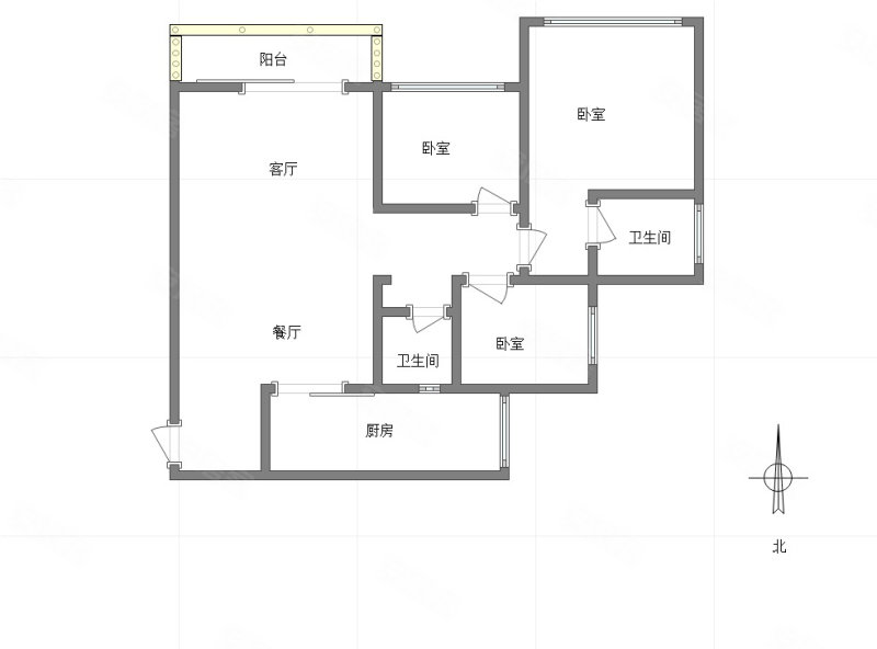 金科空港城二期户型图图片