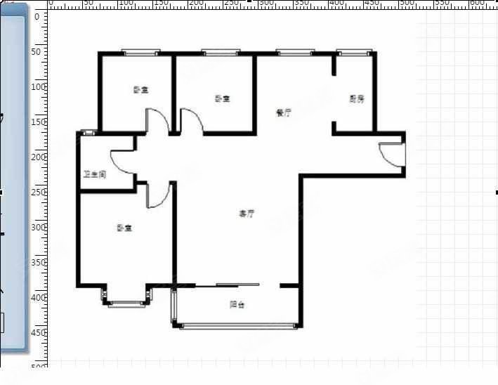 恒茂城市花园3室2厅1卫113㎡南北115万