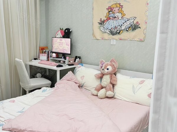 可月付 全女生合租 十七冶医院 大华润苏果 雨东村