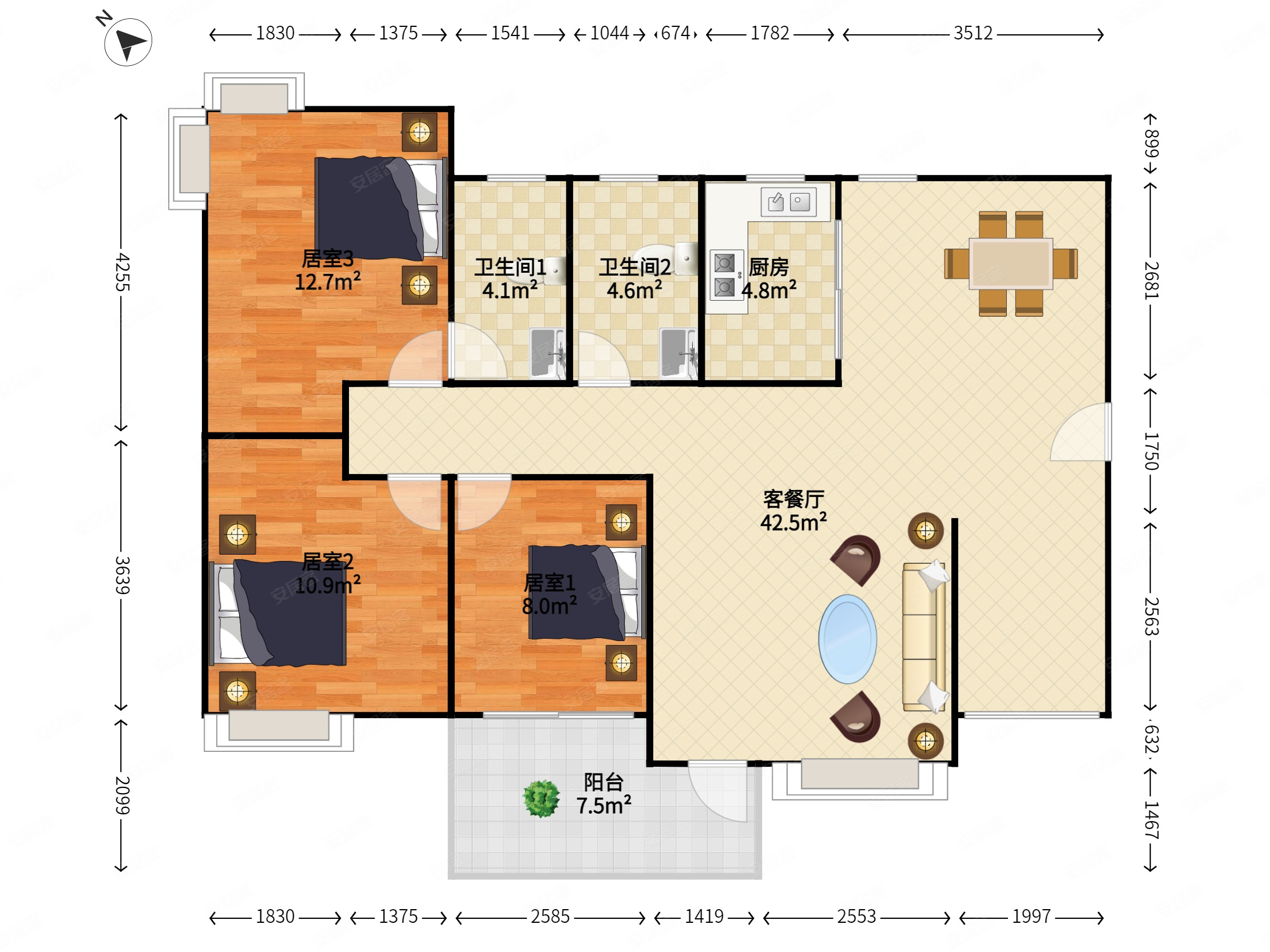 低于市场价10万富港花园满五金隆分校南北对流急售