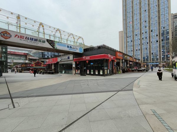 重庆渝北空港桥达茂宸广场(商住楼)观月路轻轨站 1650包物业费 租商圈