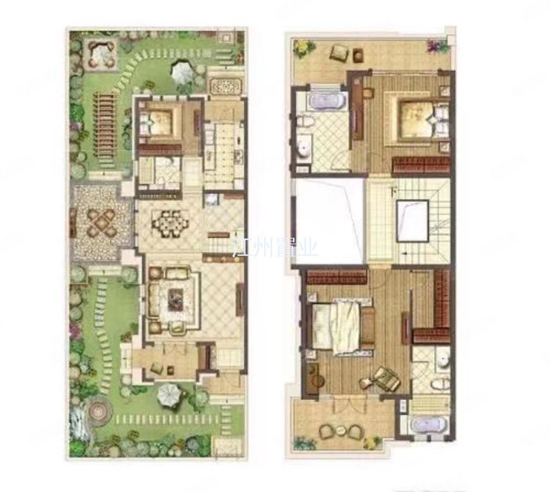 江北150万温泉别墅小户型南院子可贷款