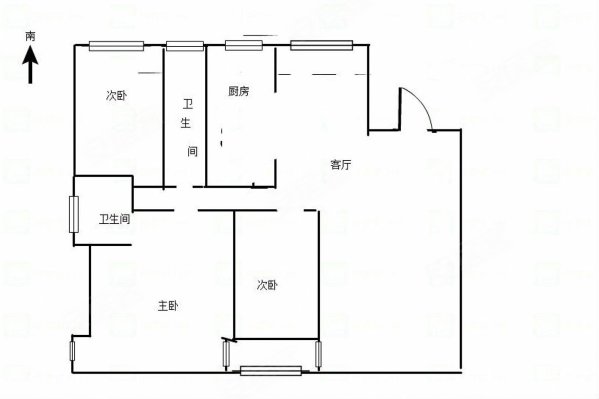 江景之都3室2厅2卫138㎡南北100万