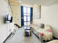 珠海香洲上冲随时看房（房源多多）奥园广场复式公寓一房一厅出租 拎包入住出租房源真实图片