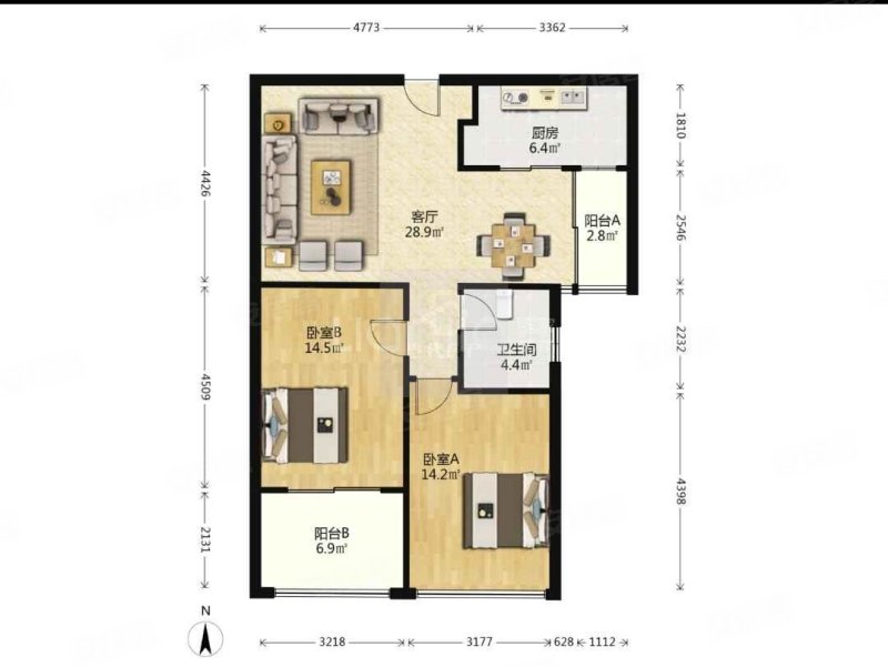 和风雅颂  森林公园旁 2.0.0 w可卖,看房有钥匙 随时