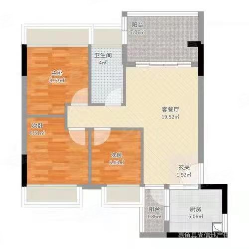 丰泰田园3室2厅1卫136㎡南北28.8万