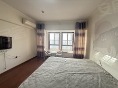 蚌埠蚌山新城区万达银泰旁，万方公寓精装1室包网，家电齐全随时看房出租房源真实图片