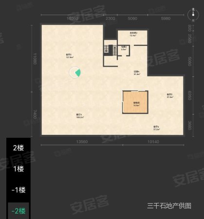 金臣颐墅6室6厅5卫268㎡南2220万