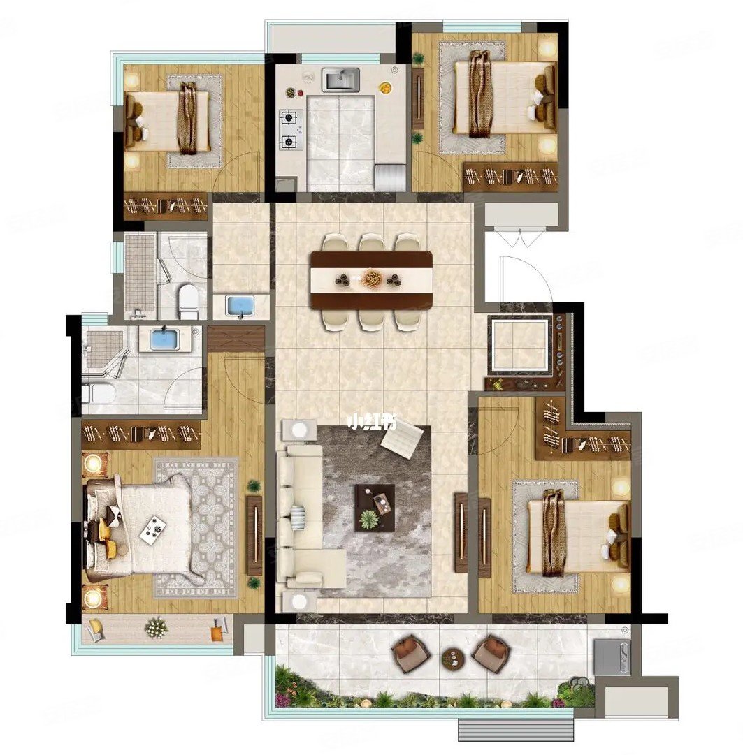 碧桂园经典四叶草户型繁华地段豪布斯卡附近