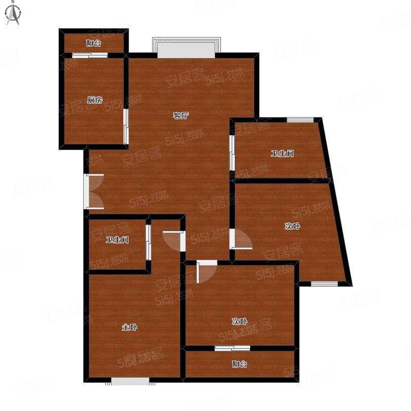 钱塘沿江伊萨卡国际城3室
