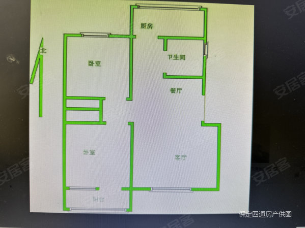 西苑(南区)2室2厅1卫90㎡南北91万