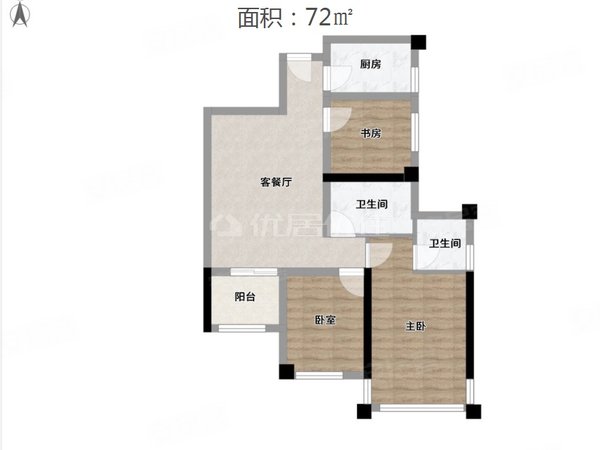 良庆周边租房,五象湖旁 阳光西岸精装3房2卫 家具家电齐全 东南户型
