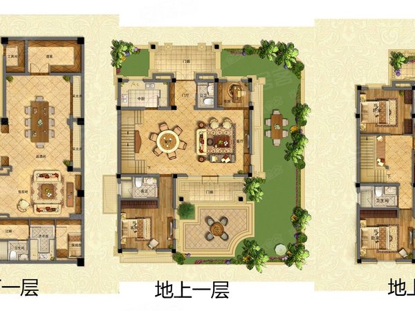 武汉洪山光谷东驿山高尔夫(别墅)光谷东中建光谷之星 层别墅带地下室