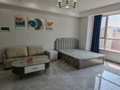 银川兴庆新一中可短租月付 丽景街高等时代精装一室,家具家电齐全,拎包入住出租房源真实图片
