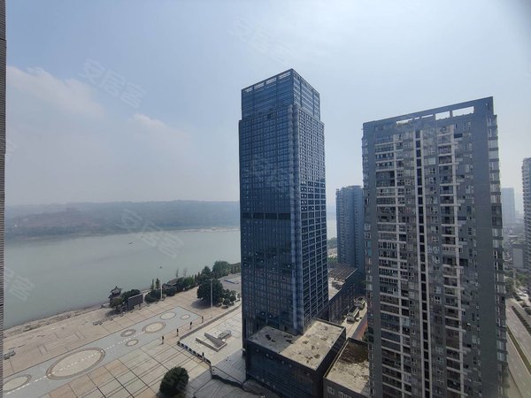 重庆江津几江城区东城中央实地实拍元帅广场看江看喷泉 精装一室一厅