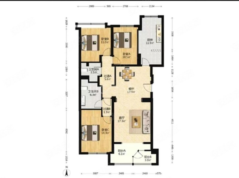 中粮祥云国际生活区,楼层好采光佳,让您居住非常舒适!