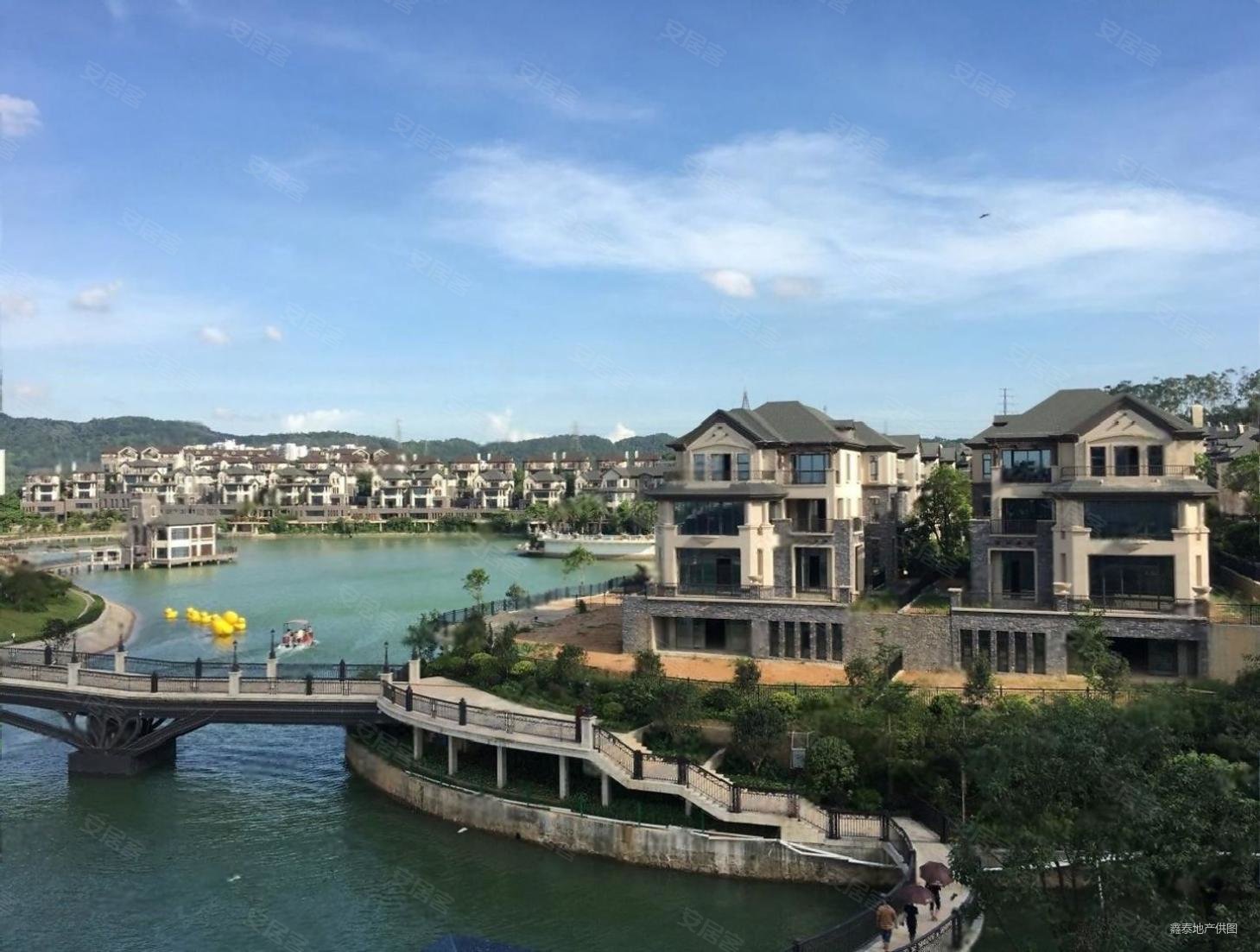 长安 莲花山脚下 新出看湖独栋575平 花园400平带游泳,莲湖山庄二手房