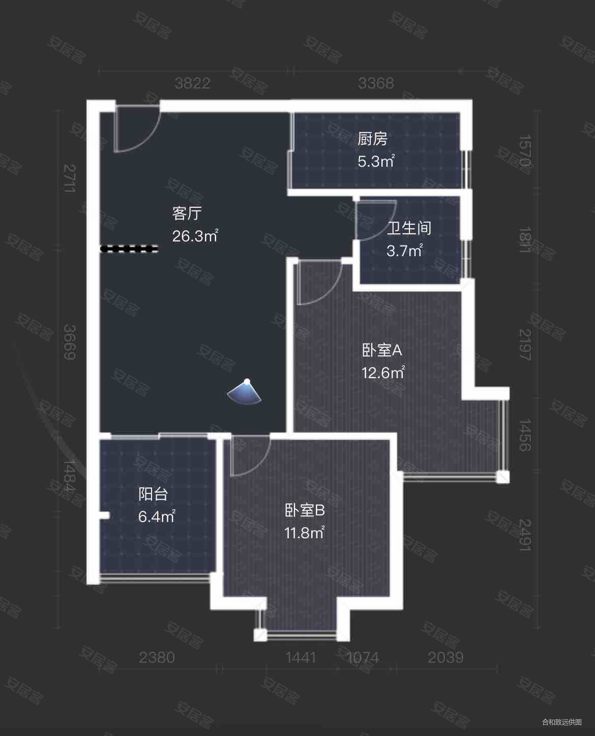 摩尔城电梯房中间楼层人车分流小区拥有独立空中花园