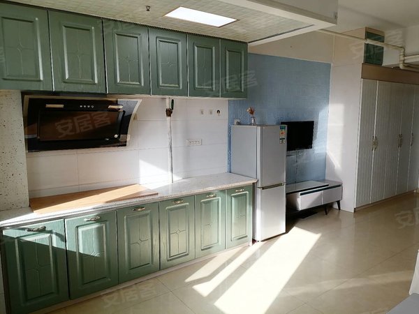 包头昆都仑丰盈道京奥港花园(商住楼)新上帝景精装南向公寓，光线充足带空调，可月付，拎包入住，实景出租房源真实图片