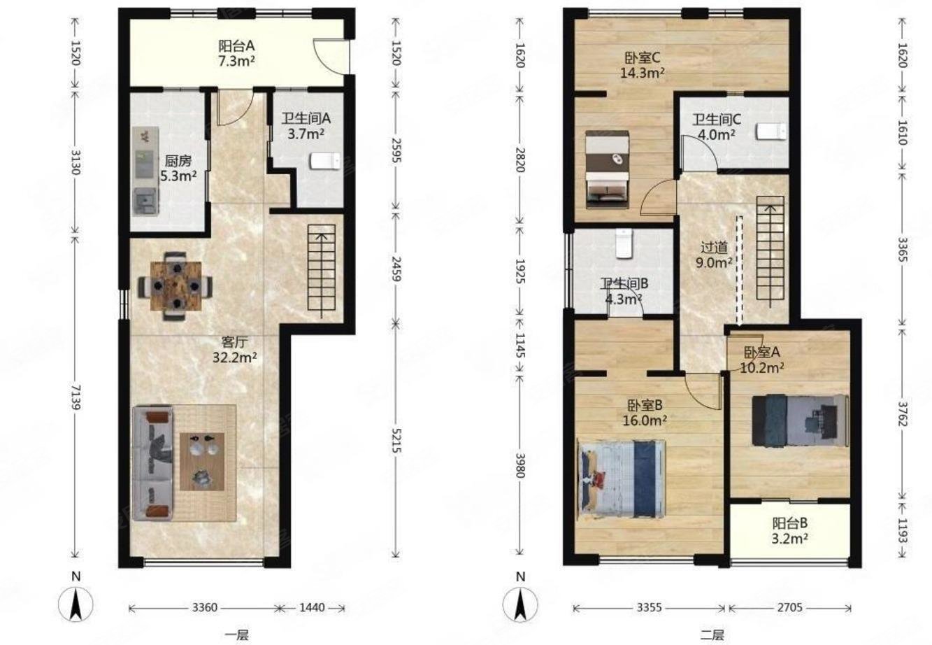 中航樾府房龄新有电梯出行方便南北通透得房好临地铁