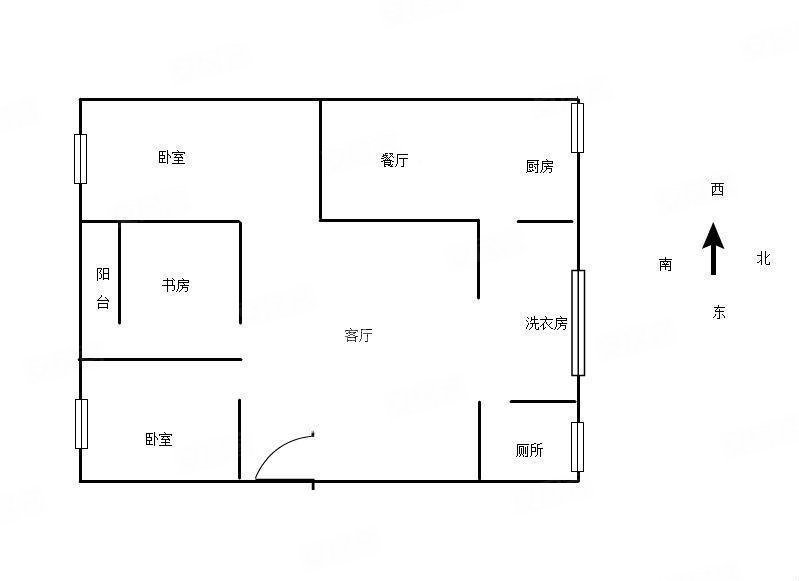 岳阳县畜牧局家属楼3室2厅1卫98㎡南北36.8万