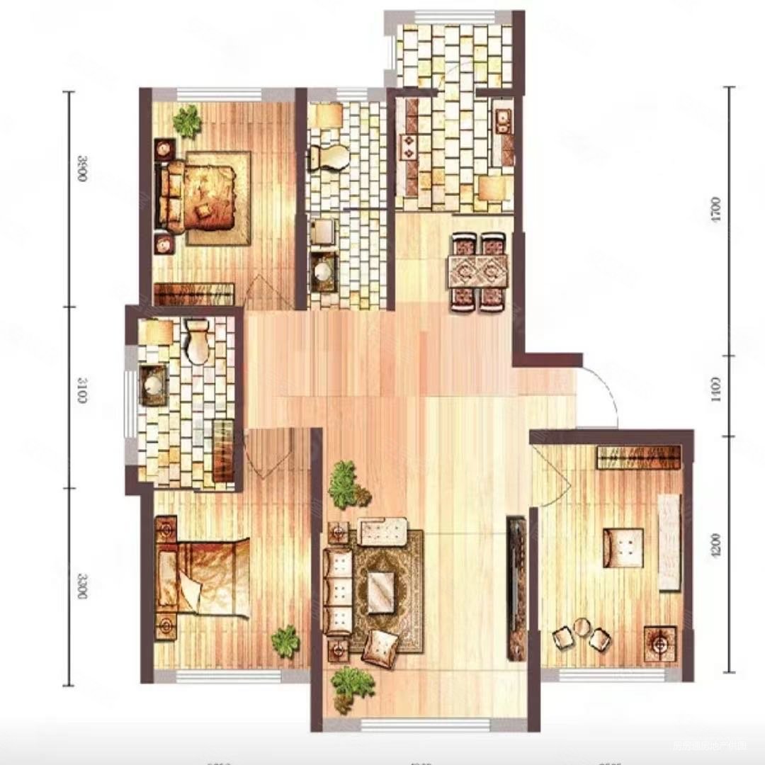 华润万象府二期楼下外国语九年中间楼层全天采光随时看房