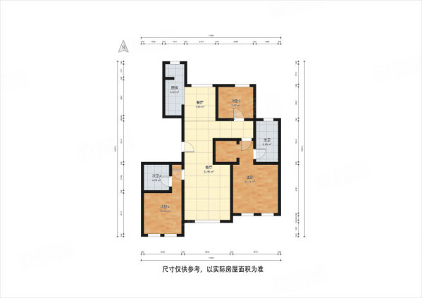 融创半湾半岛3室2厅2卫140.71㎡南北225万