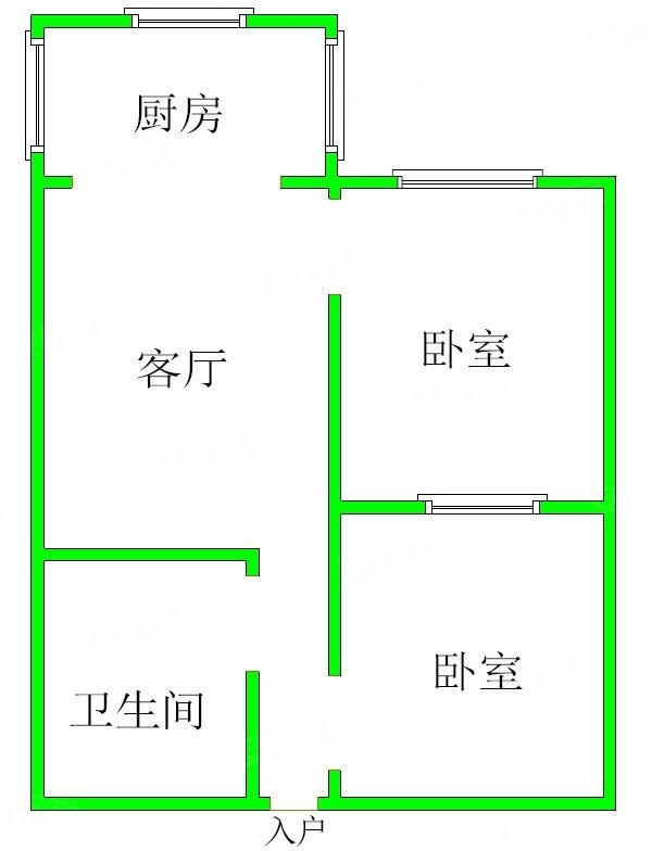 5万,2室1厅,1卫,40平米-大连安居客