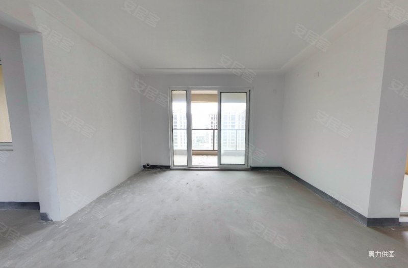 格兰晴天127平四开间朝南268万,全新白坯有钥匙