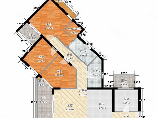 广州荔湾黄沙逸翠湾逸翠湾 三房两卫 新净装修 可约看房出租房源真实